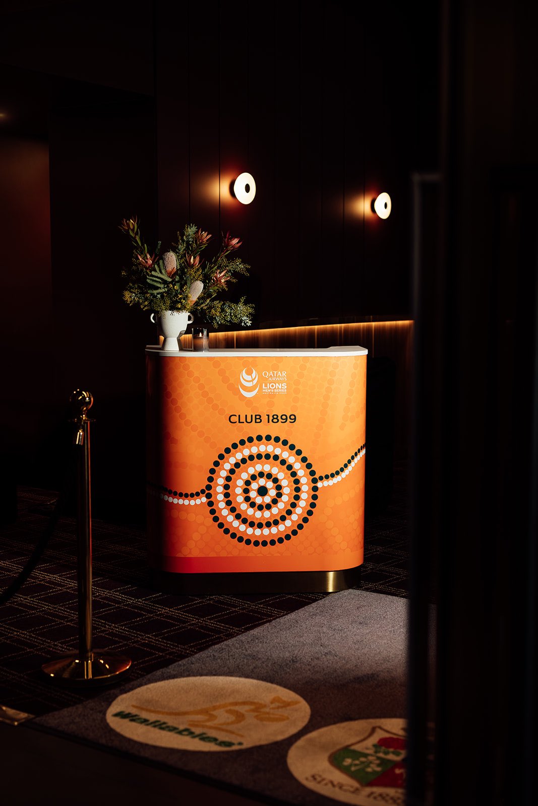 Club 1899 reception counter