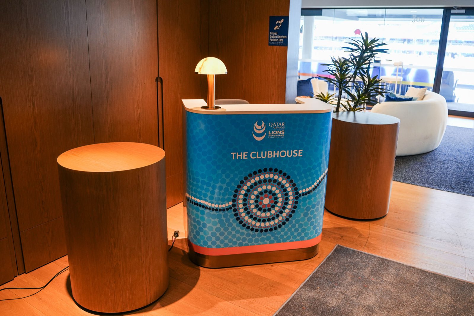 The Clubhouse branded counter